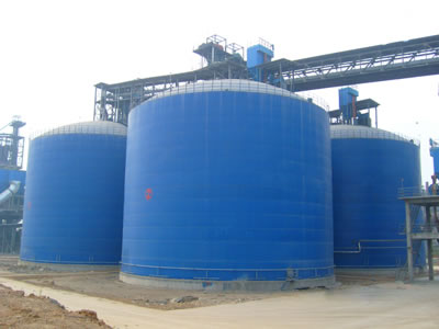 衡山水泥钢板库改造