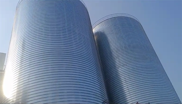 衡山2座混凝土高架卷板仓