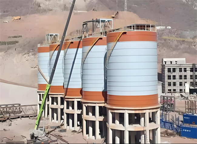 衡山高架钢板仓