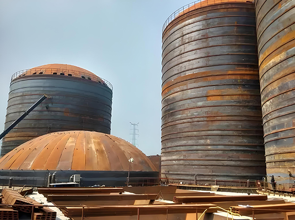 衡山焦粉钢板仓